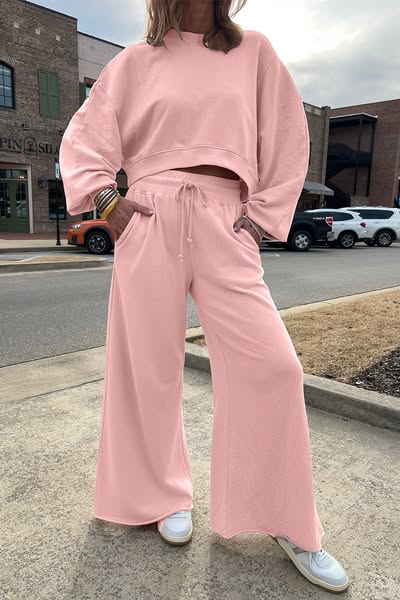 Wide Leg Jogger Set