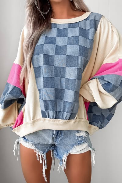 Checkered Sweatshirt
