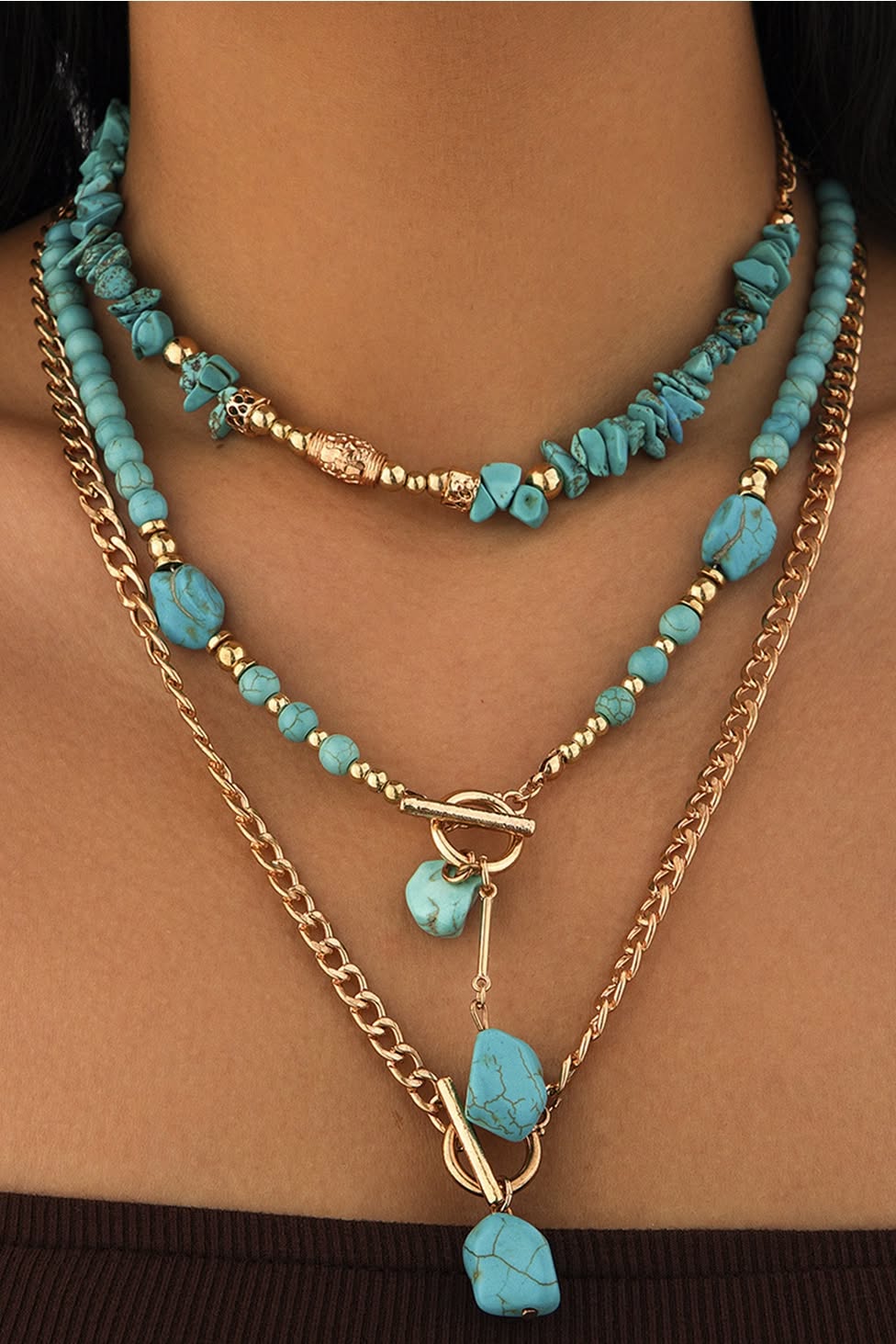 Triple Layered Beauty Necklace