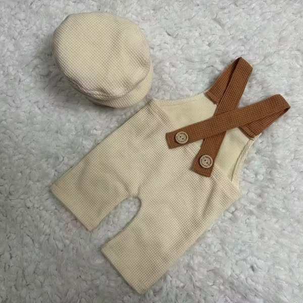 Newborn Knit Overalls
