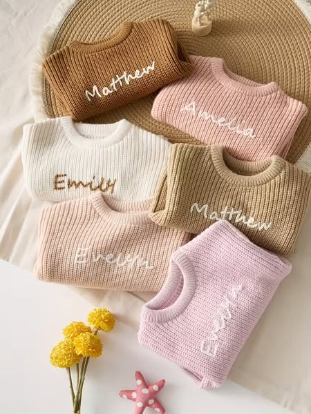Personalized Baby Sweater