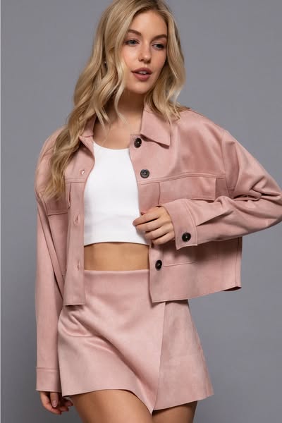 Vegan Ultra Suede Jacket