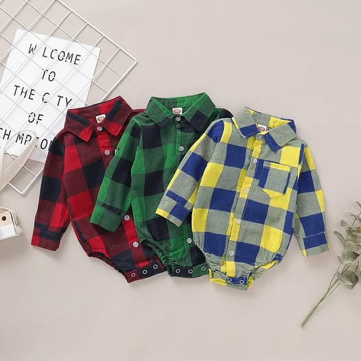 Baby Plaid Onesie