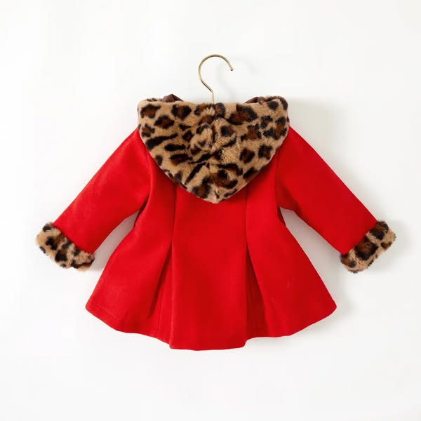 Baby Coat With Leopard