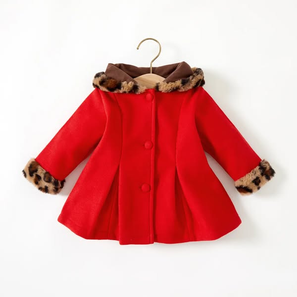 Baby Coat With Leopard