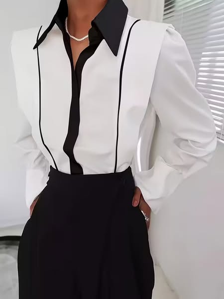 Crisp White Blouse