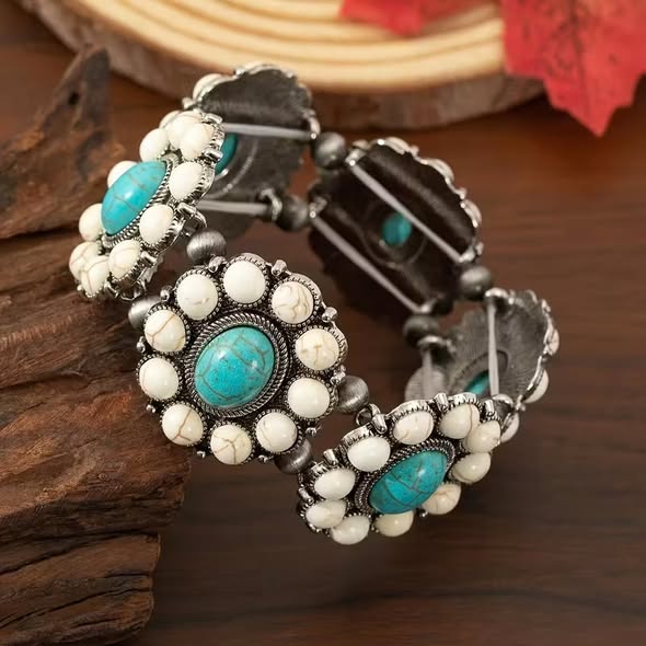 Turquoise Cowboy Chic Bracelet
