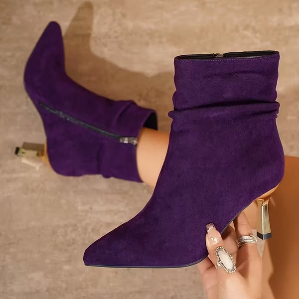 Vegan Suede Booties
