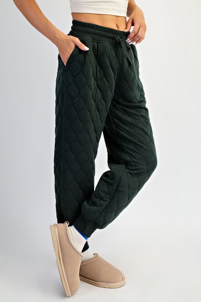 Soft Quilted Joggers