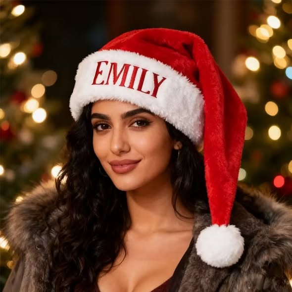 Personalized Christmas Hat