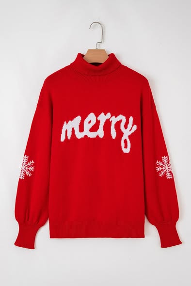 Merry Snowflake Sweater