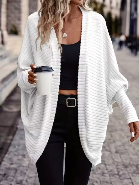 Ribbed Knit Cardi