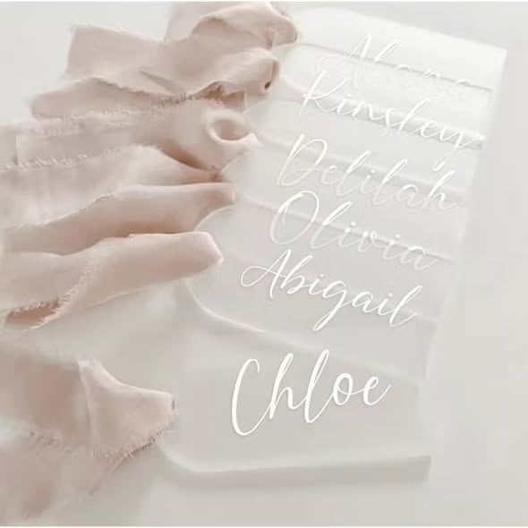 Custom Acrylic Name Tags