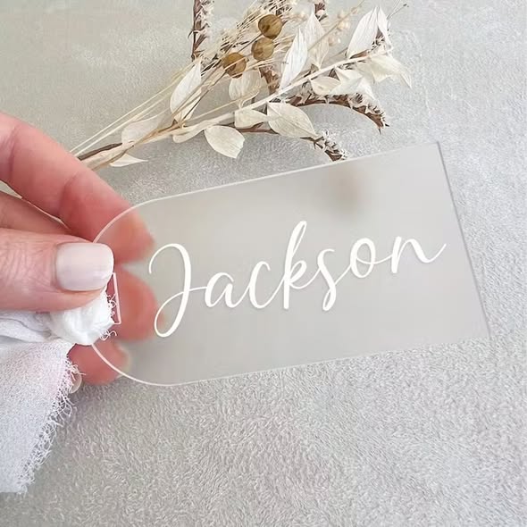 Custom Acrylic Name Tags