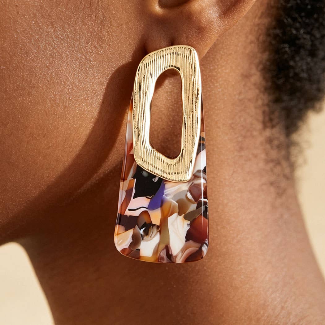 Modern Chic Crystal Stone Fashion Earrings