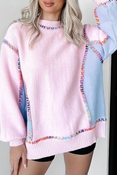 Blanket Stitch Sweater