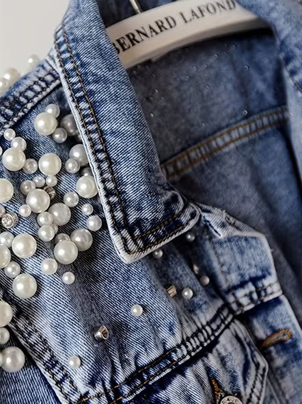Denim Pearl Jacket