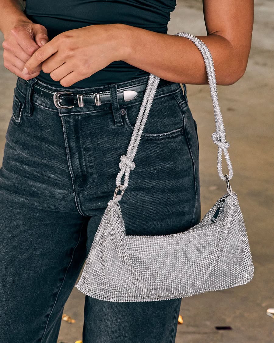Knot Handle Sparkle Bag