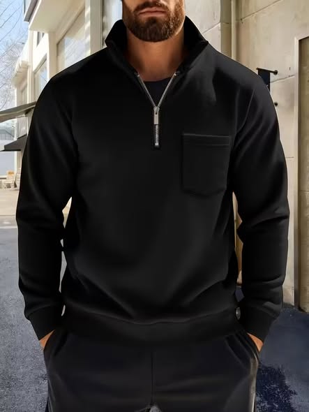 Mens Zip Pullover