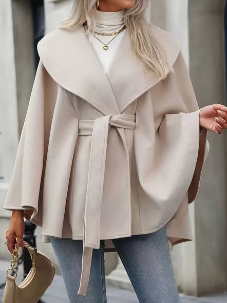 Waist Tie Cape
