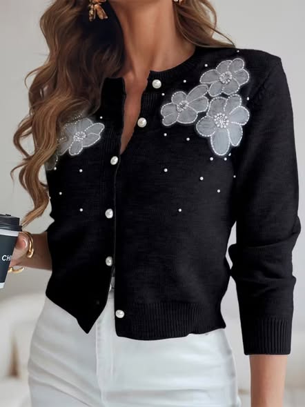 3D Flower Cardi