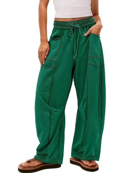 Exposed Stitching Pant
