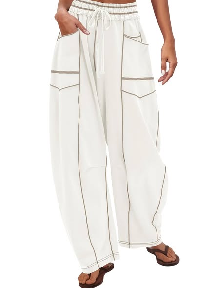 Exposed Stitching Pant