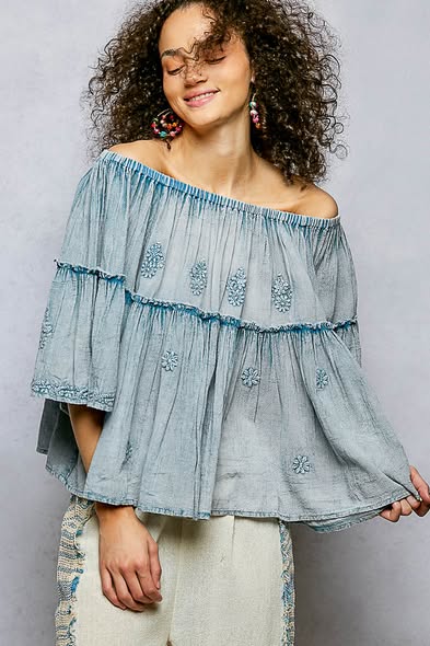 Hand Dyed Tencel Top