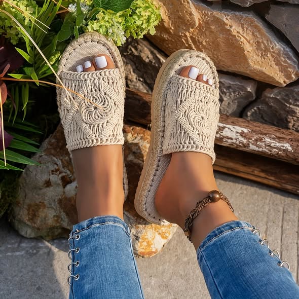 Crocheted Slides
