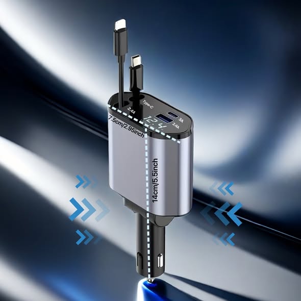 4 -in-1 Car Charger
