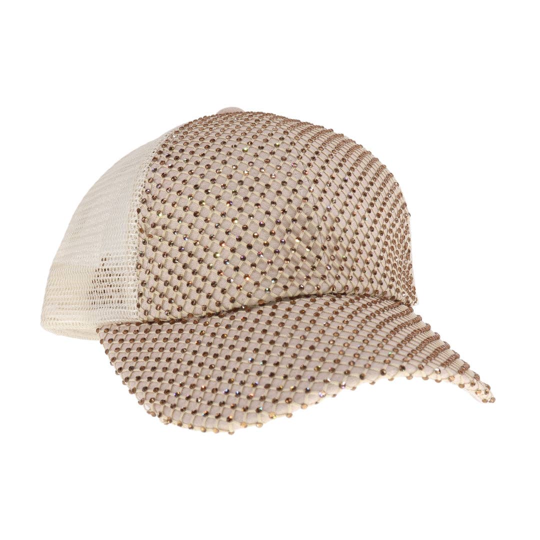 Rhinestone Ball Cap