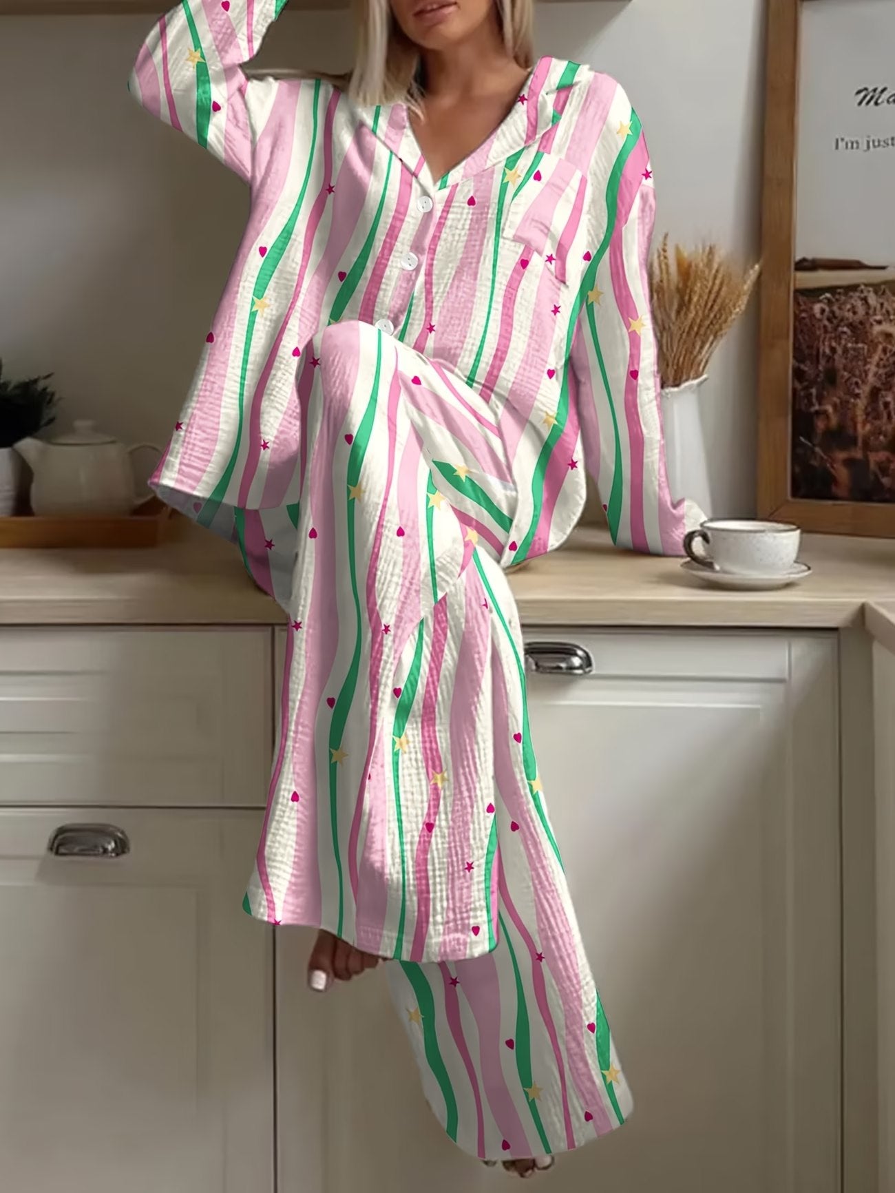 Star And Stripe Pj Set