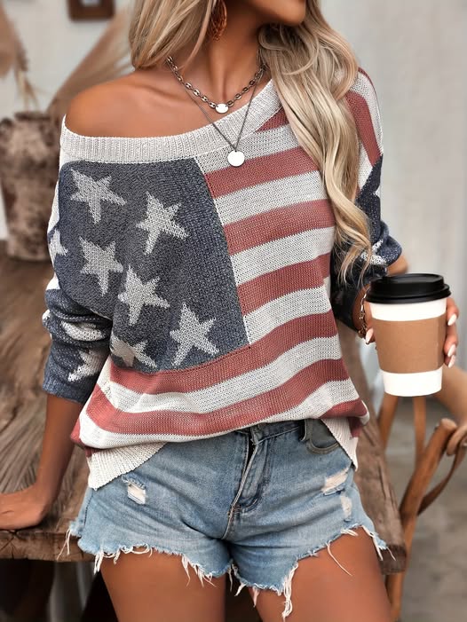 Flag Knit Sweater