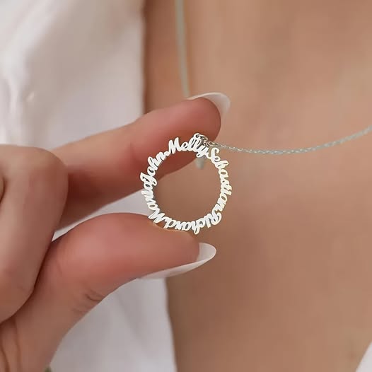 Personalized Circle Necklace