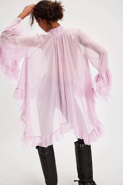 Sheer Pink Blouser