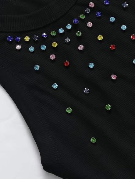 Rhinestone Rib Tank