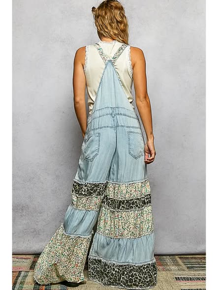 Patchwork Overalls