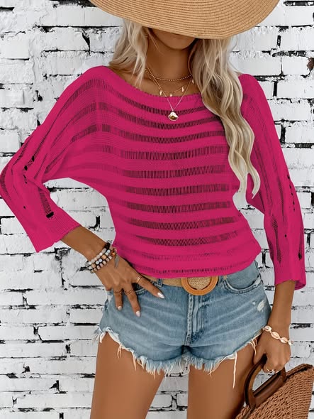 Woven Leightweight Sweater