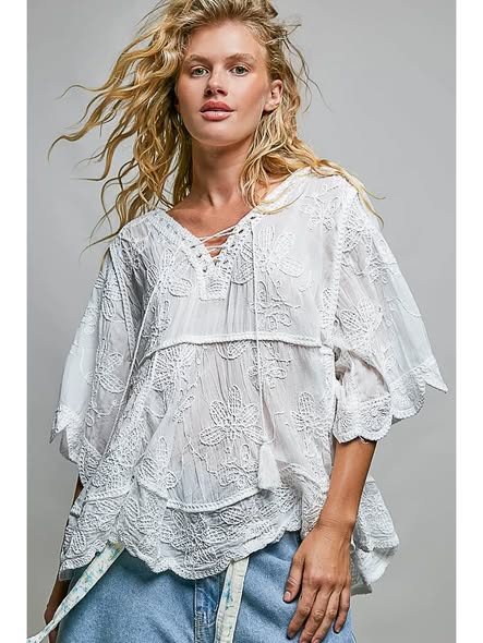 Lace Boho Blouse