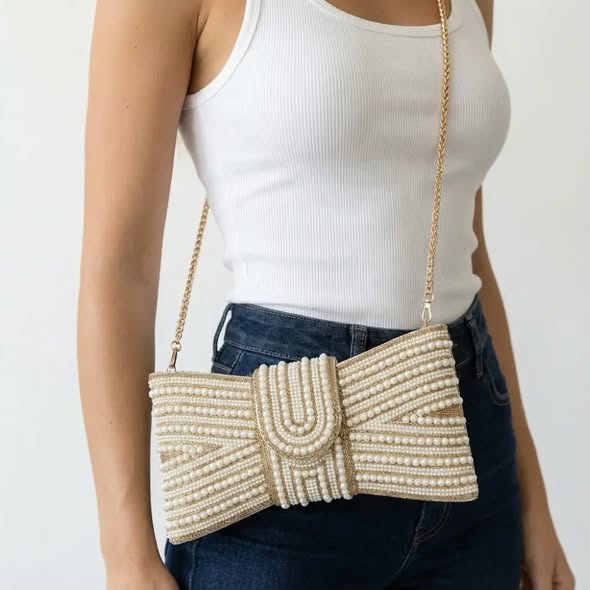 Pear Bow Bag