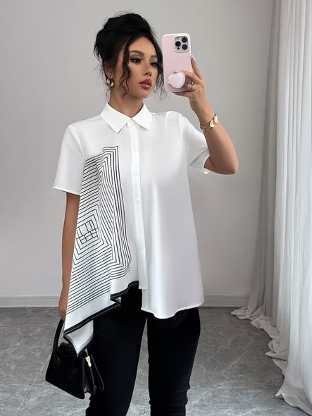 Scarf hem Blouse