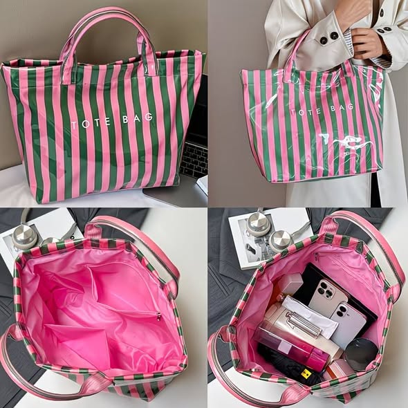 Stripe Tote Bag