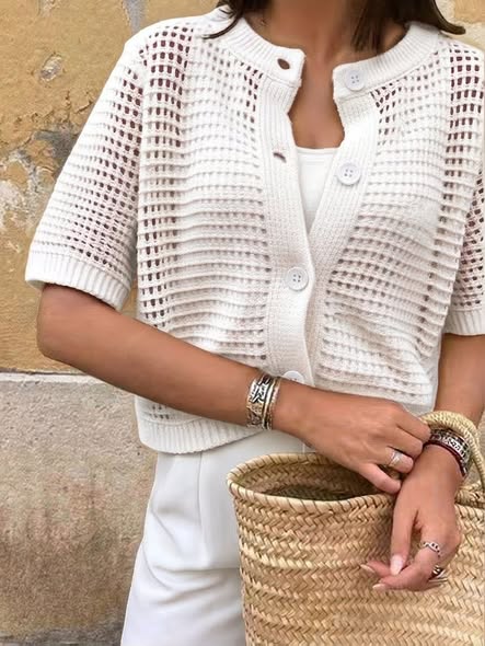 Breezy Woven Cardi