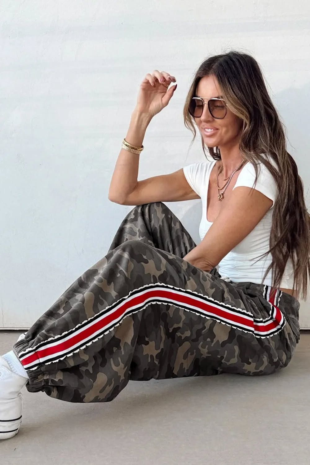 Camo Stripe Joggers