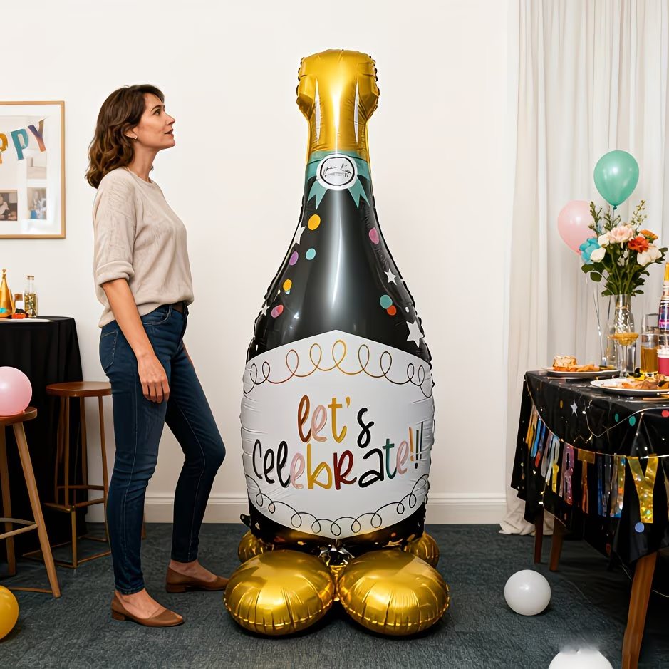 Champage Mylar Balloon