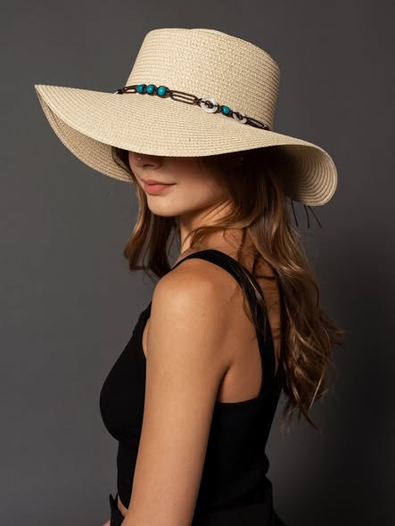 Woven Band Summer Hat