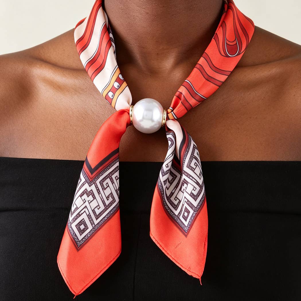 Multi Pattern Silk Scarf