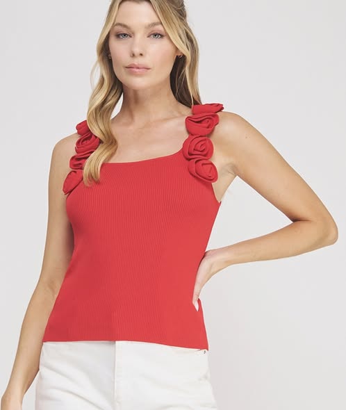 Rose Strap Tank