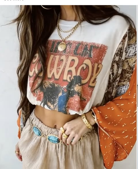 Ride'Em Graphic Top