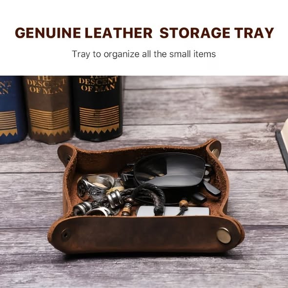 Genuine Leather Tray